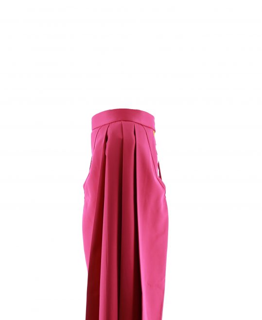 卒業式袴単品レンタル[刺繍]濃いピンク色に桜刺繍[身長168-172cm]No.690